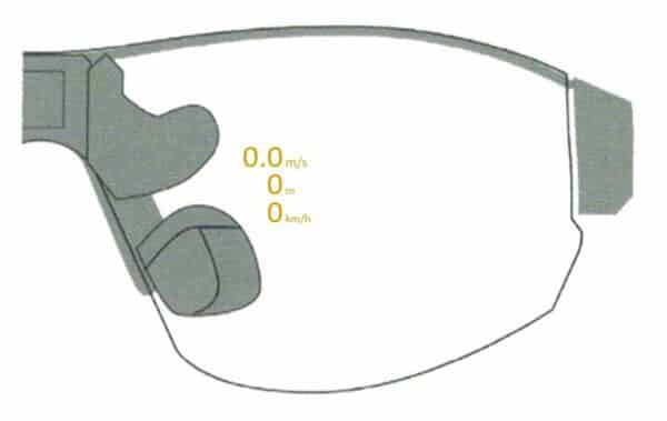 VSpeak Glasses Display Example