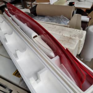 NIB-Original Hobie Hawk, Red-White