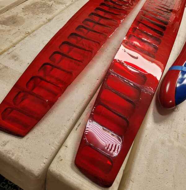 Used-Hobie Hawk, Needs Restoration, Red/Blue - Image 10